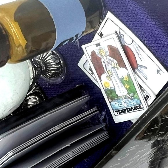 Enchanting Miniature Apothecary Tarot Potion Ouija Board Display - Magical Decor - Picture 7 of 14